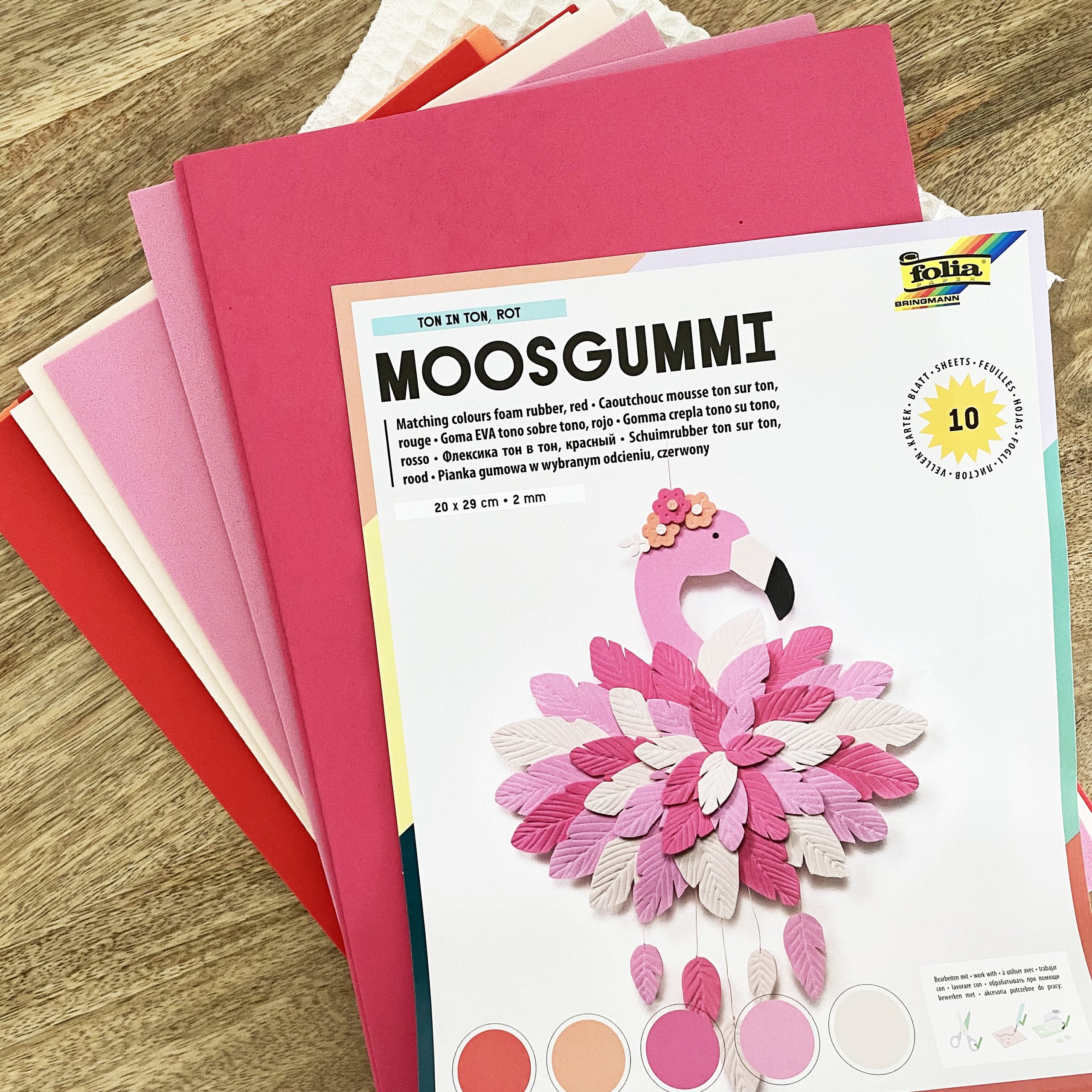 kit-cr-atif-mousse-rose-plaques-10-pi-ces-loisirs-enfants image 1