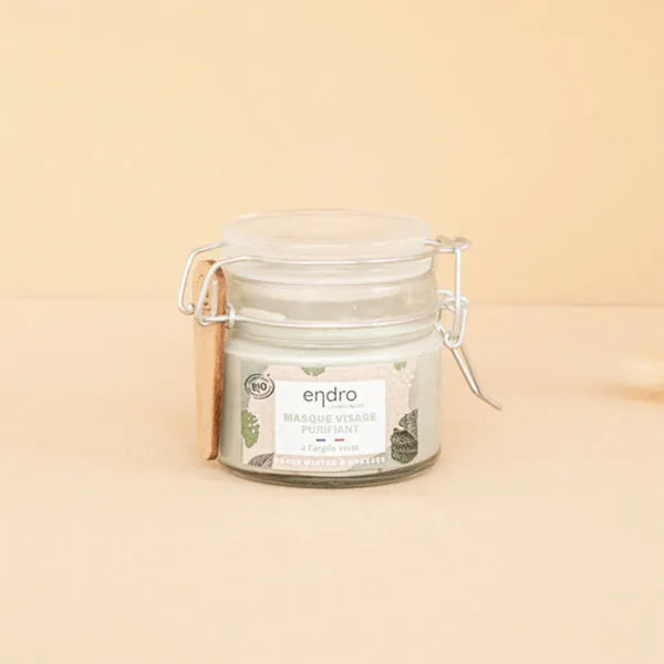 mes-courses-en-vrac-masque-visage-purifiant-bio-argile-verte-peaux-grasses image 1