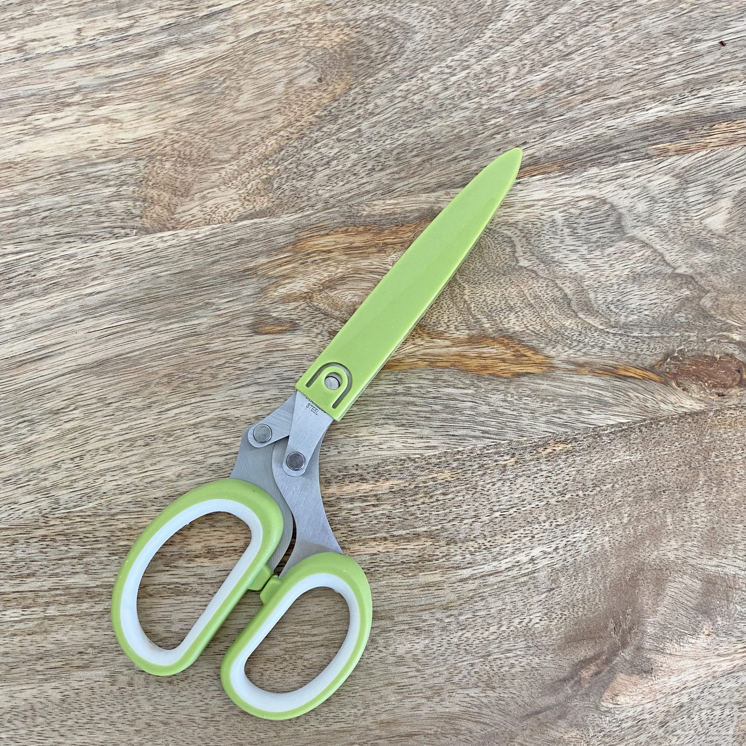 ciseaux-fines-herbes-5-lames-acier-20-cm-avec-peigne image 4