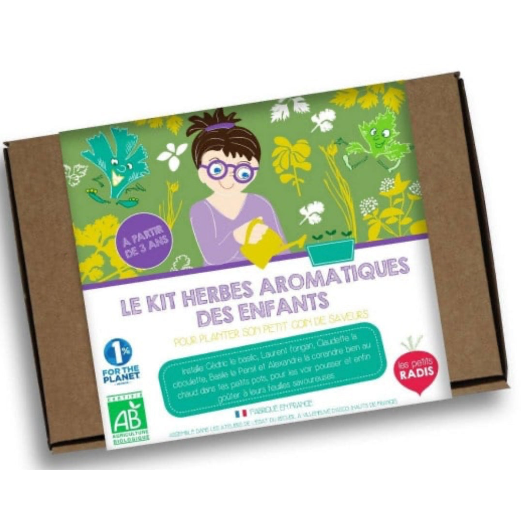 les-petits-radis-kitkipouss-kit-graines-herbes-bio-5-sachets image 2