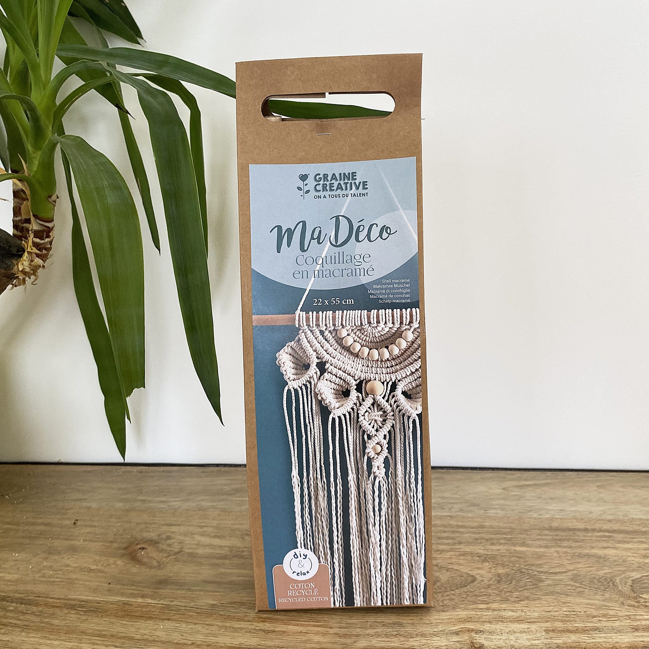 kit-macram-coquillage-coton-recycl-suspension image 4