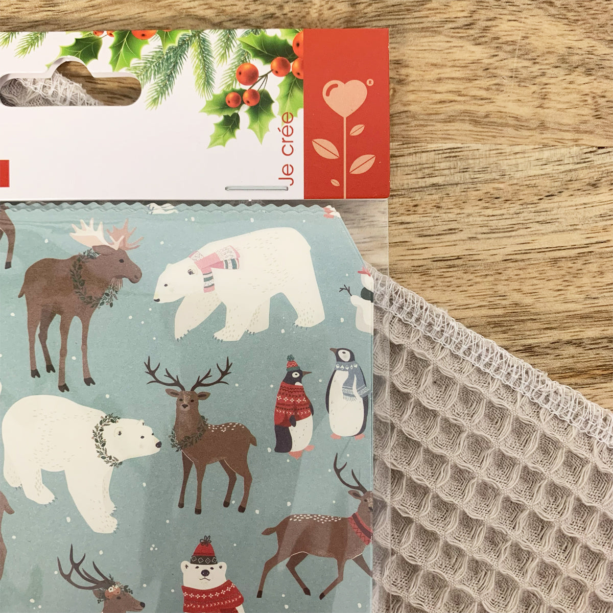 mes-courses-en-vrac-kit-6-sachets-kraft-animaux-de-no-l-papier image 4