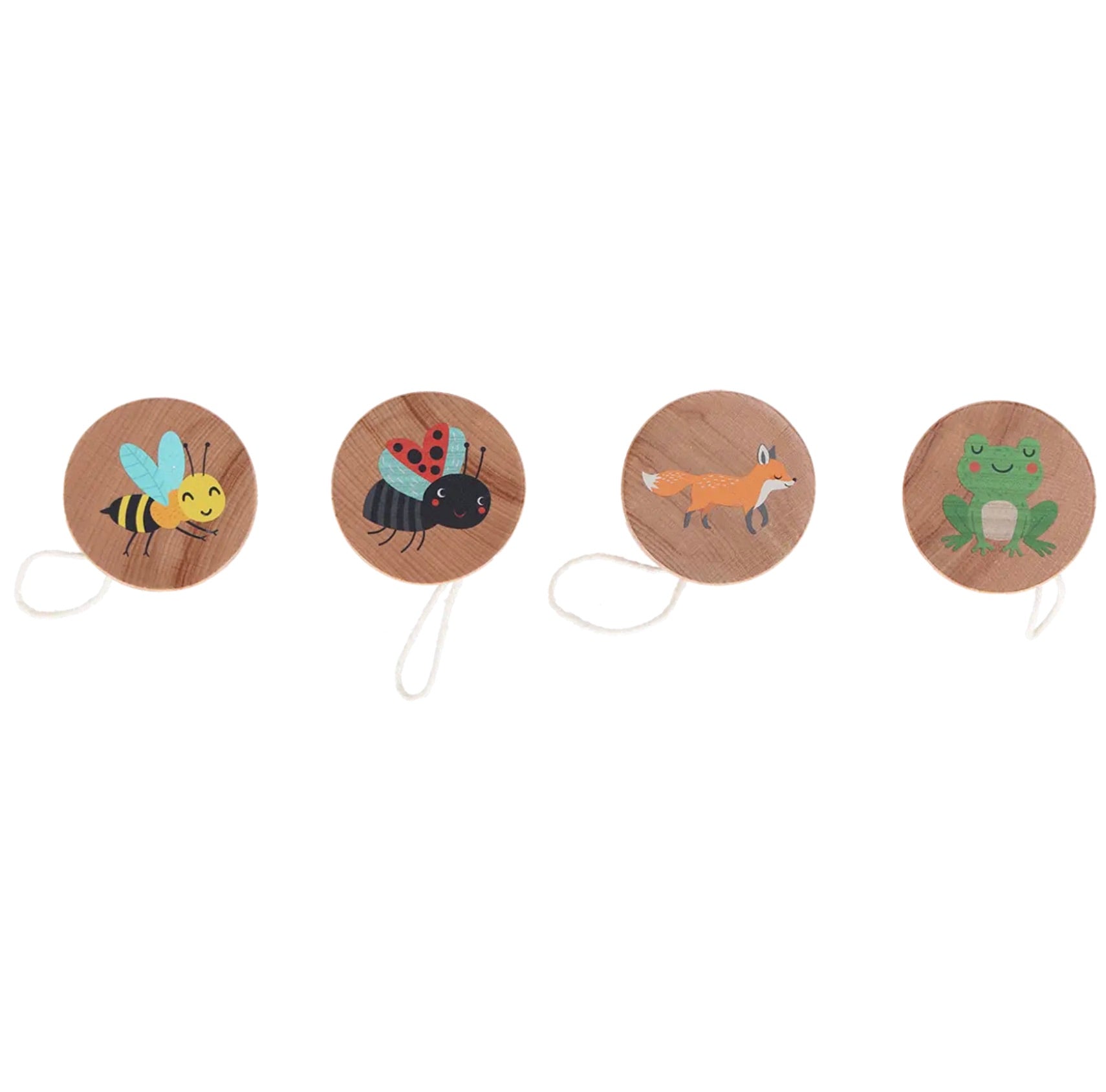 esschert-design-yoyo-bois-enfant-animaux-ficelle-100-cm image 1