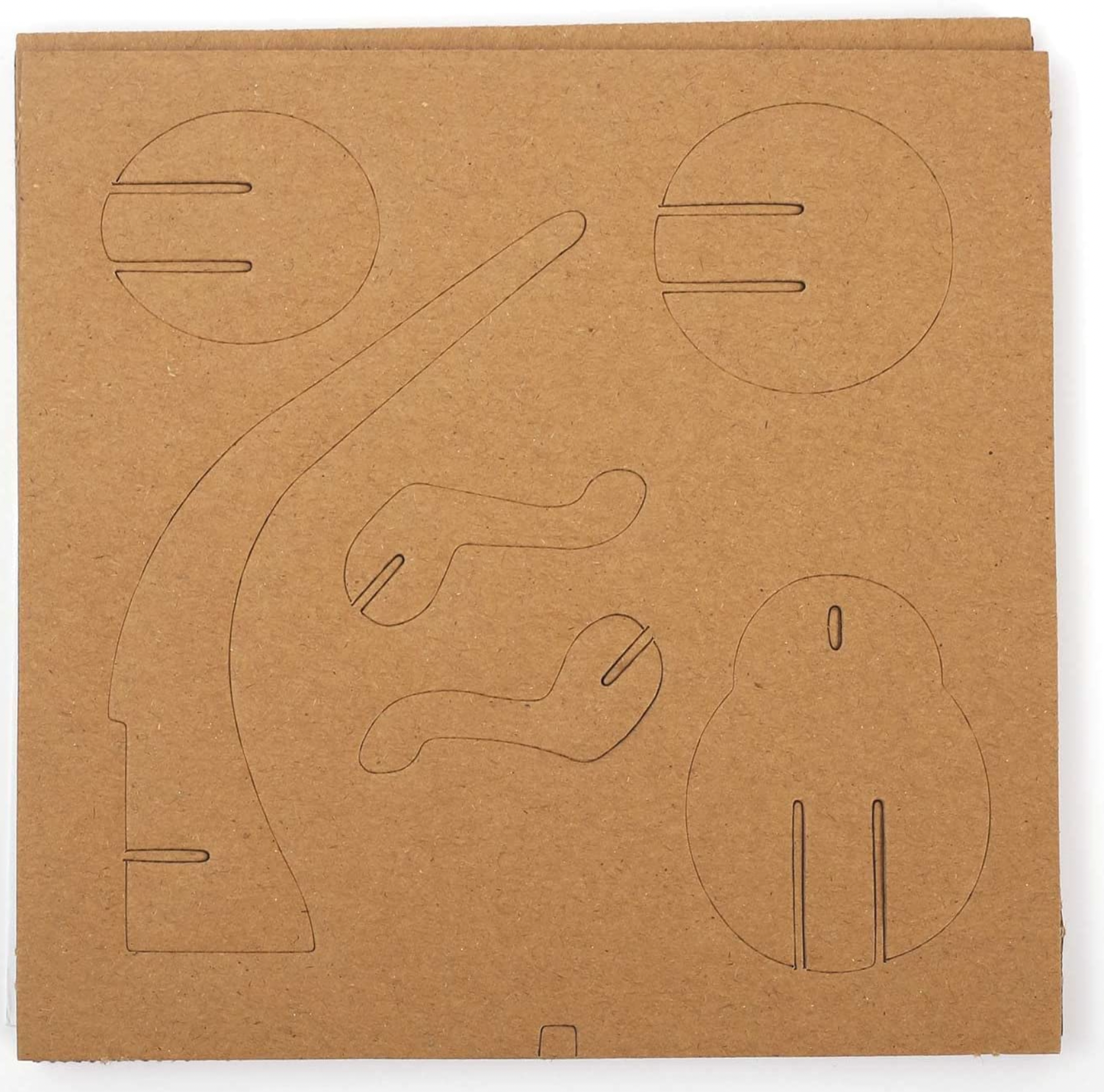 maquette-3d-carton-kangourou-15x15-cm-assembler-sans-colle image 2