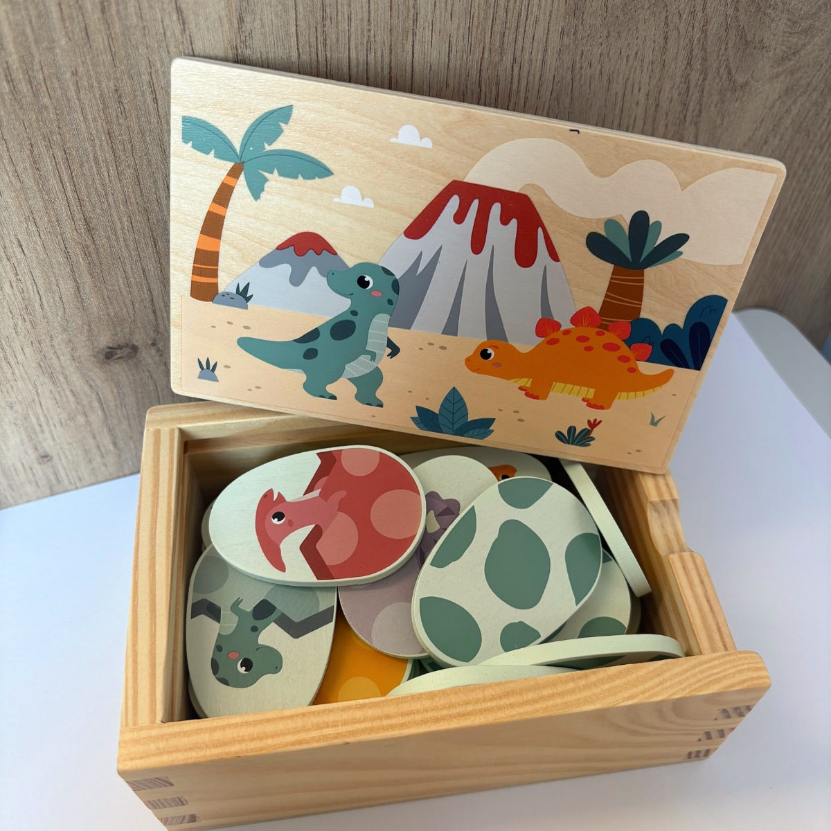 smallfoot-dino-m-mo-bois-dinosaures-memory-enfant image 4