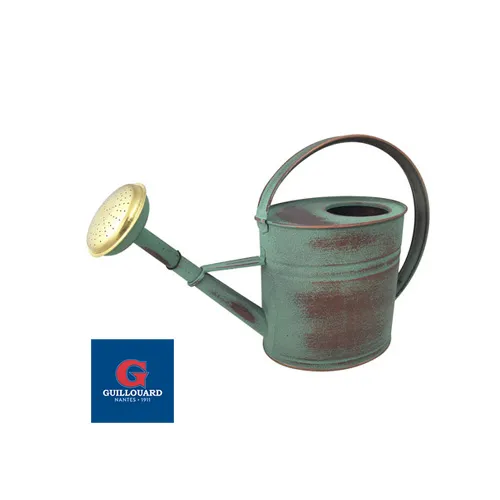 guillouard-luciole-arrosoir-acier-galvanis-4l-vert-vieilli image 1