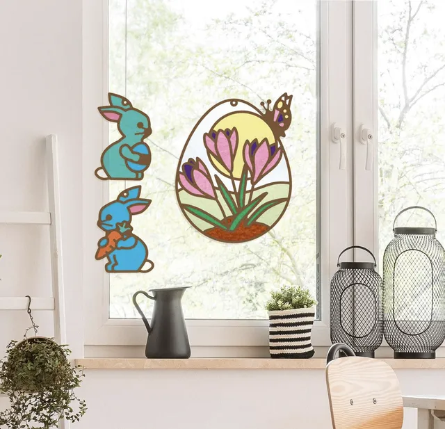 mes-courses-en-vrac-kit-d-co-fen-tre-printemps-papier-vitrail image 1