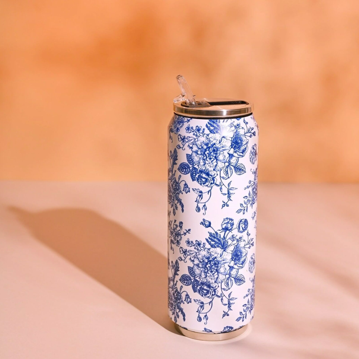 yoko-design-gourdes-canette-isotherme-toile-de-jouy-inox-500-ml image 1