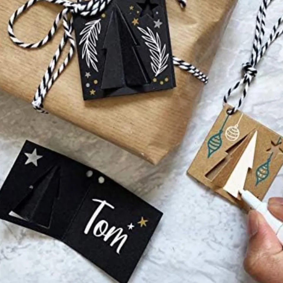 kit-cr-atif-tiquettes-cadeaux-no-l-4-marqueurs image 1