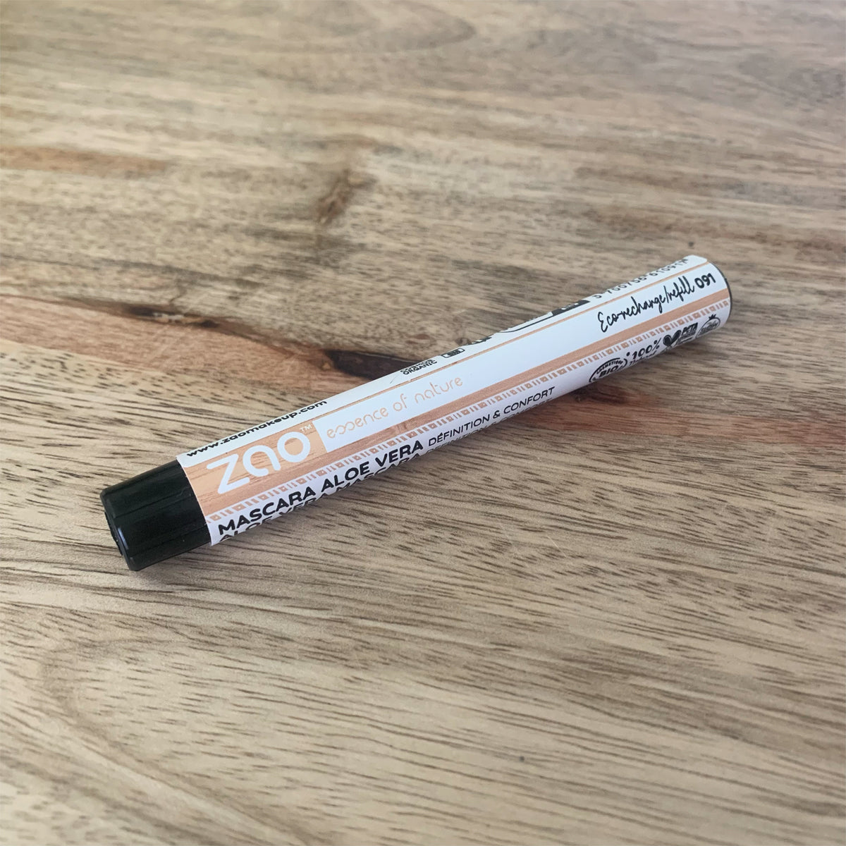 zao-mascara-rechargeable-091-brun-fonc-7-ml-aloe-vera image 3