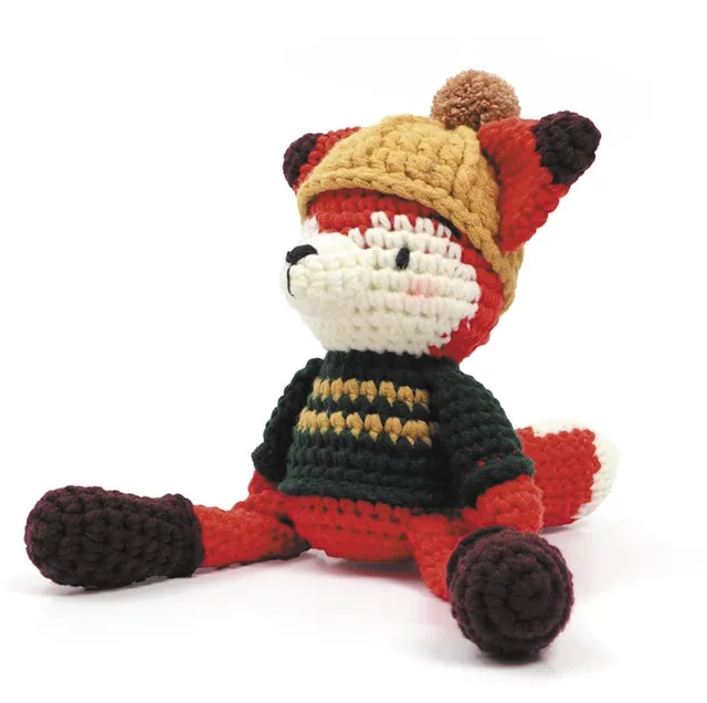 mes-courses-en-vrac-kit-amigurumi-renard-kit-crochet-peluche-35-cm image 1