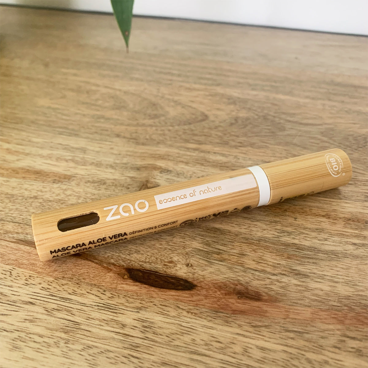 zao-mascara-rechargeable-091-brun-fonc-7-ml-aloe-vera image 2