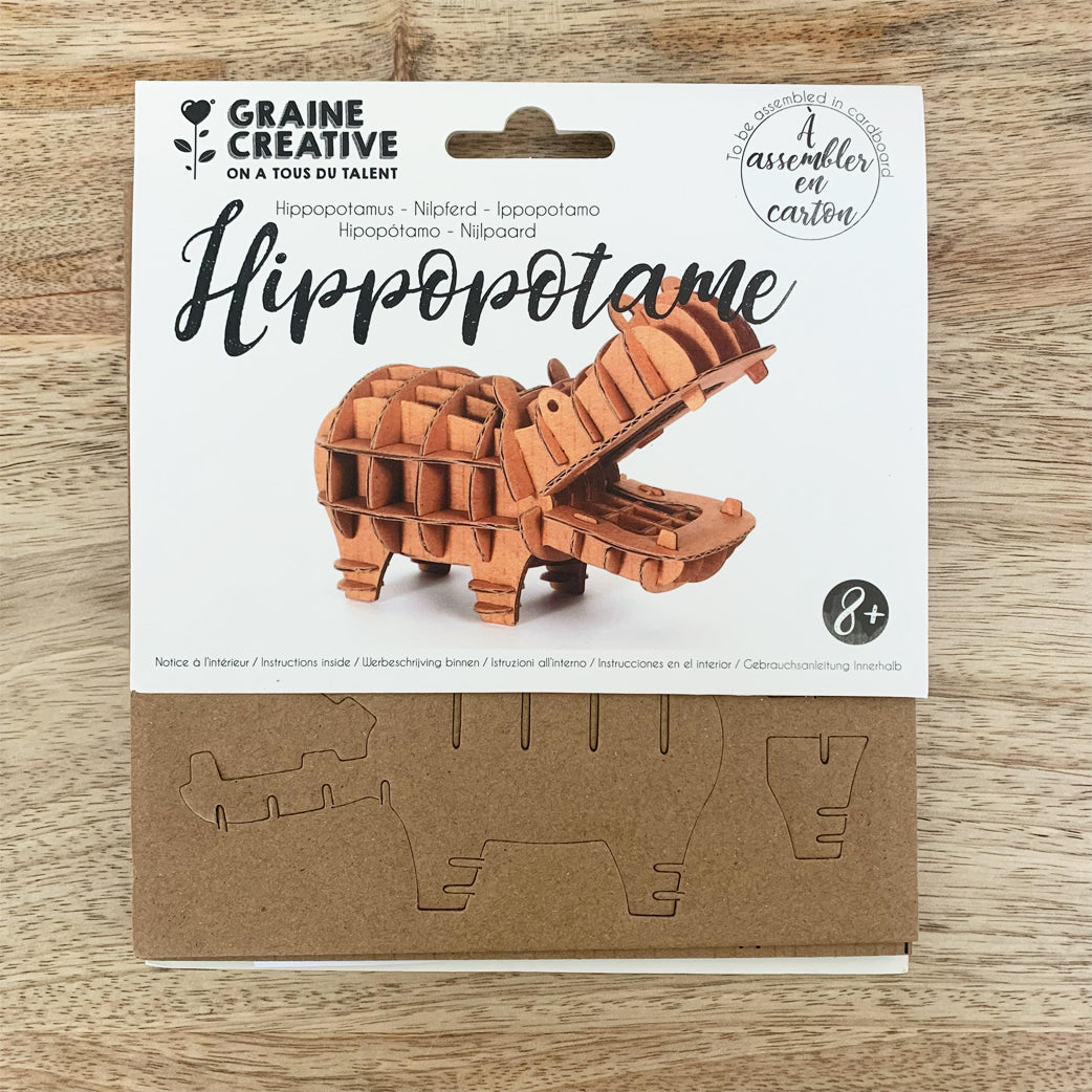 maquettes-hippopotame-maquette-3d-carton-15-cm-sans-colle image 1