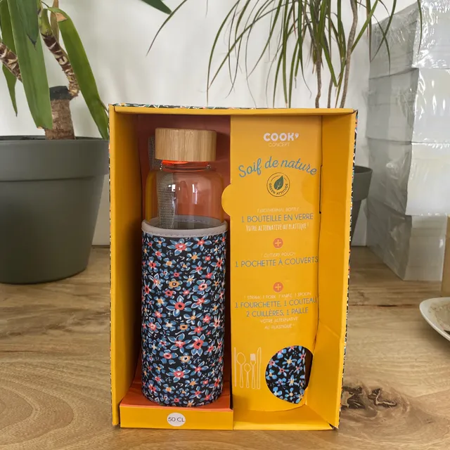 mes-courses-en-vrac-lunchbox-coffret-bouteille-verre-50cl-et-couverts-housse-fle image 1