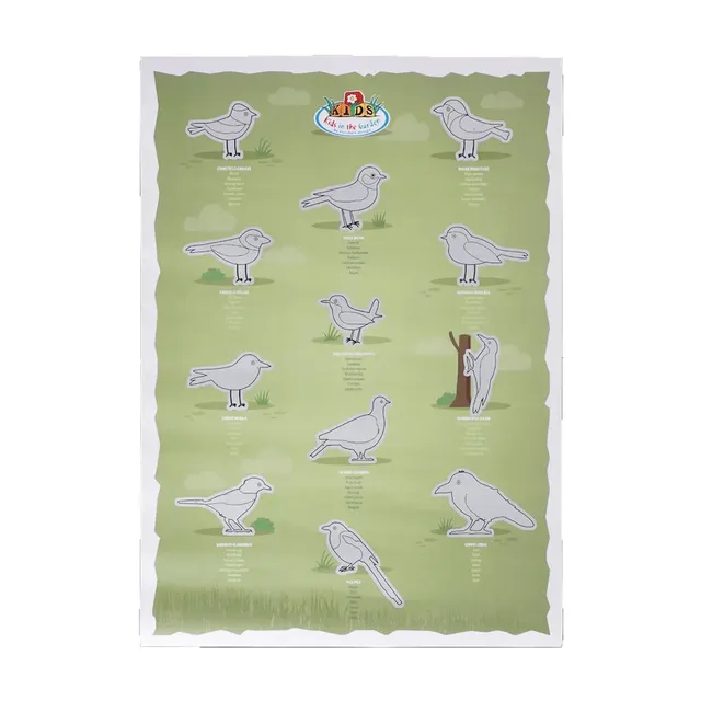 esschert-design-poster-gratter-oiseaux-affiche-ducative-enfants image 1