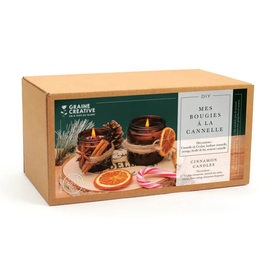 coffret-bougies-cannelle-kit-cire-soja-2-pots image 1