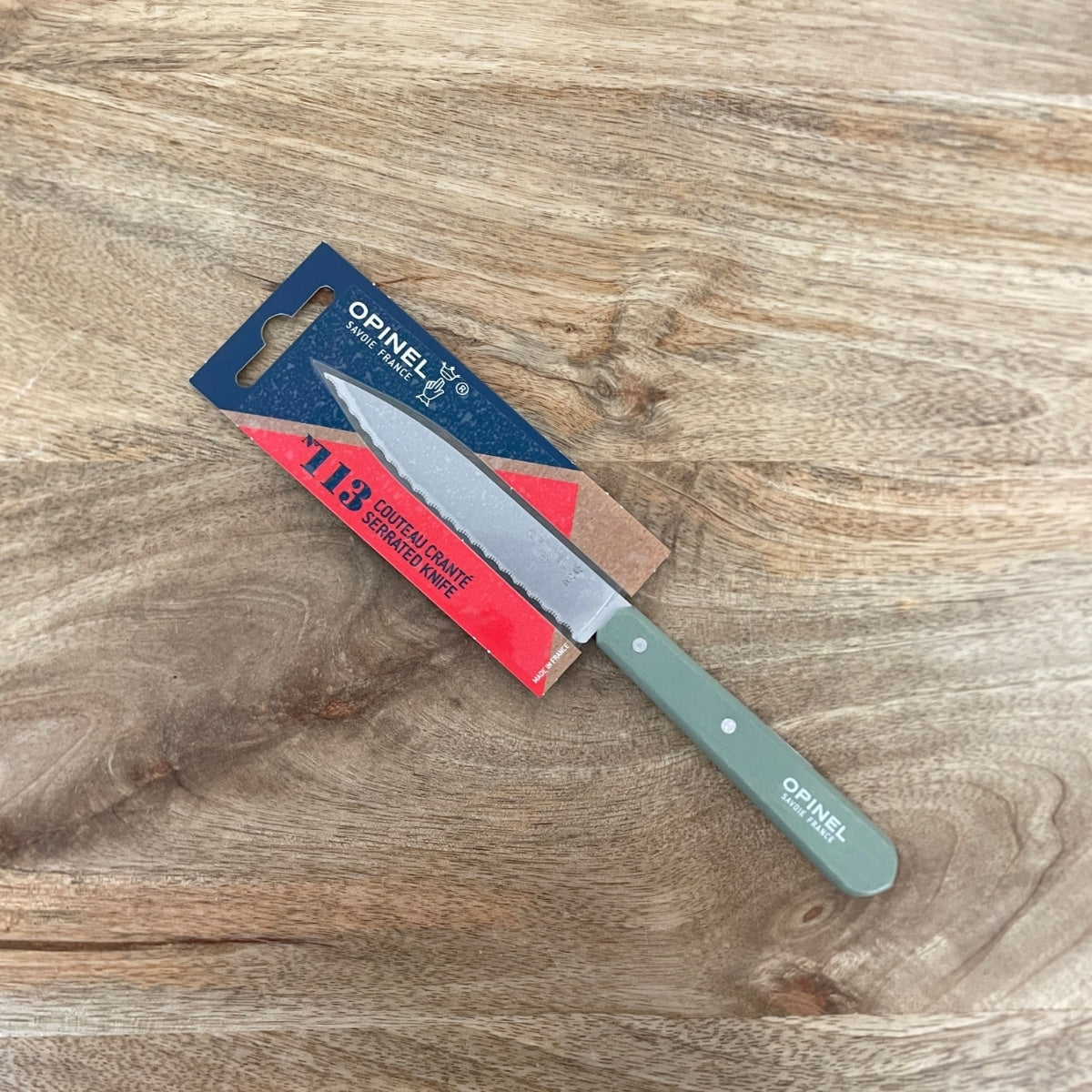 opinel-n-113-couteau-crant-sauge-lame-dent-e image 1
