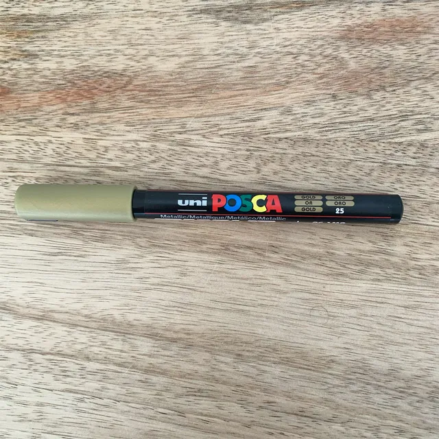 posca-marqueur-peinture-or-pointe-fine-bocaux-verre image 1