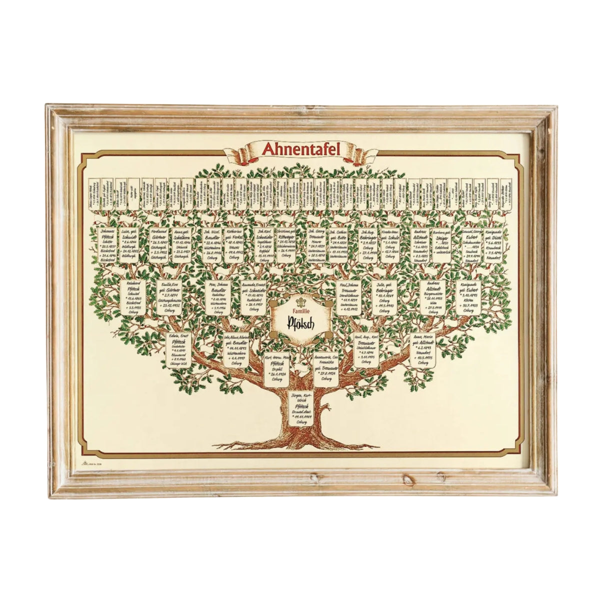 mes-courses-en-vrac-grand-arbre-g-n-alogique-affiche-70x50-lot-de-2 image 2