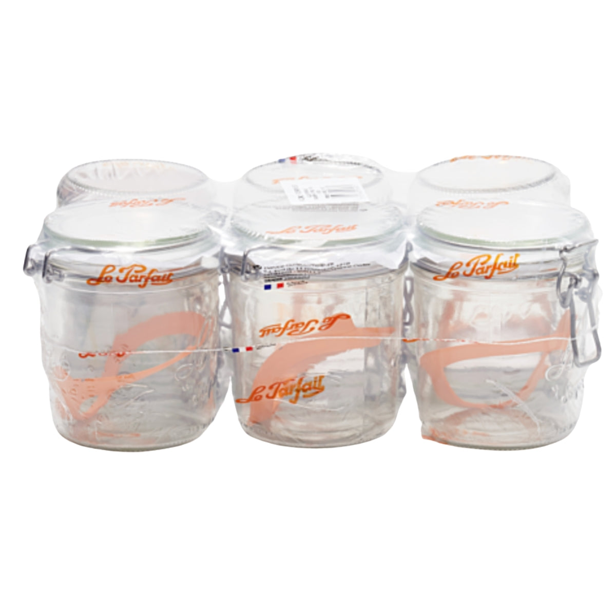 le-parfait-super-terrine-750-ml-lot-6-bocaux-verre-herm-tique image 2