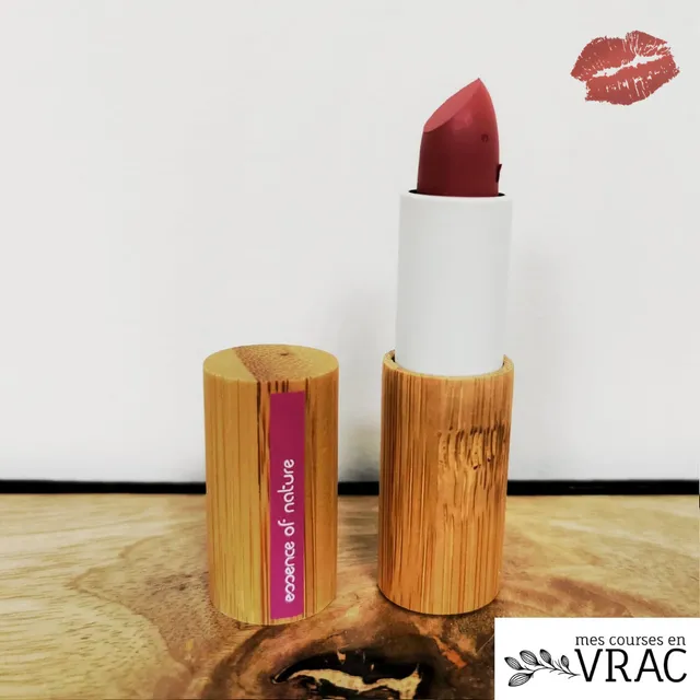 zao-rouge-l-vres-mat-463-rose-rouge-rechargeable image 1
