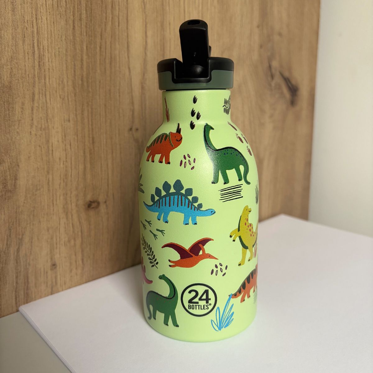 24-bottles-gourdes-et-mugs-gourde-kids-330-ml-jurassic-friends-inox image 2