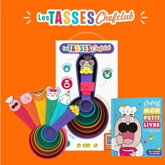 chefclub-mini-coffret-kids-tasses-mesure-cuisine-enfant-silicone image 1