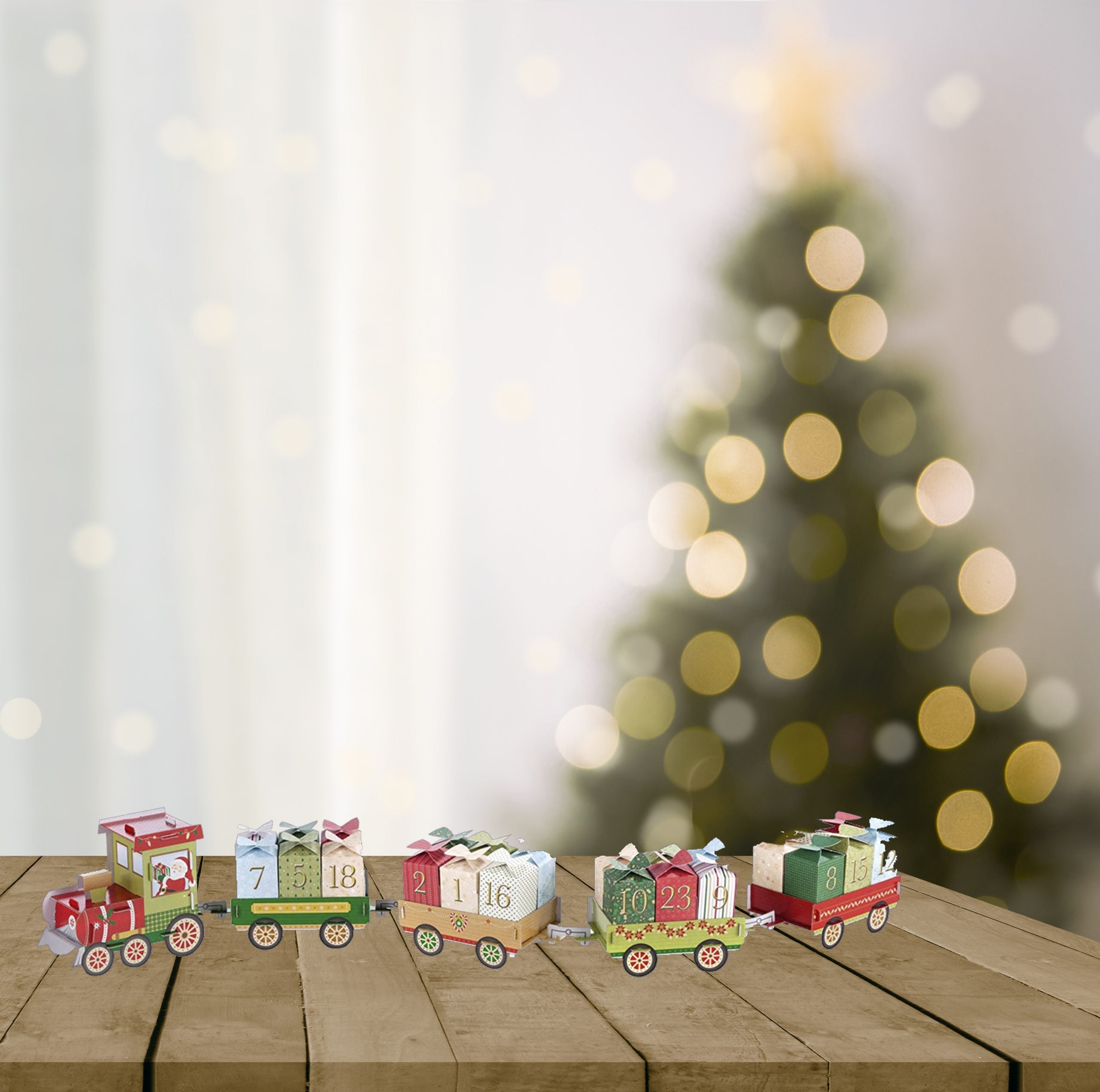 kit-calendrier-de-l-avent-train-de-no-l-24-sachets-carton image 1