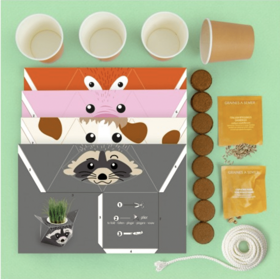 mes-courses-en-vrac-farandole-animaux-kit-planter-4-pots image 4