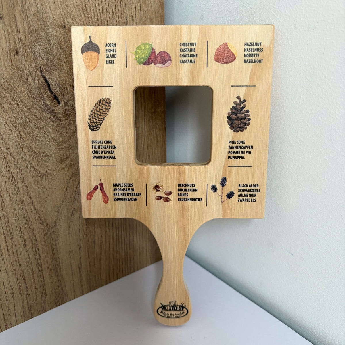 esschert-design-cadre-explorateur-fruits-des-arbres-bois image 1