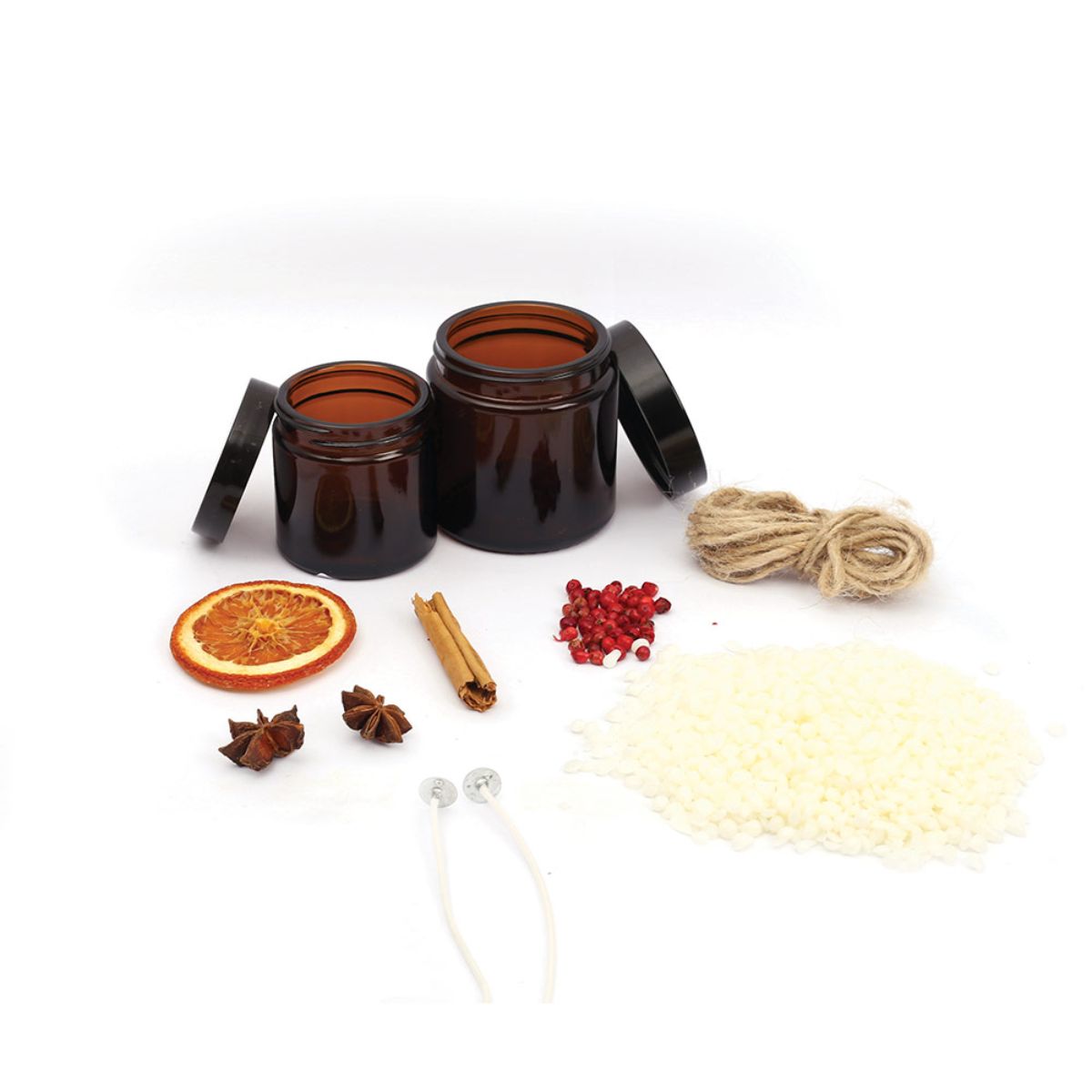 coffret-bougies-cannelle-kit-cire-soja-2-pots image 3