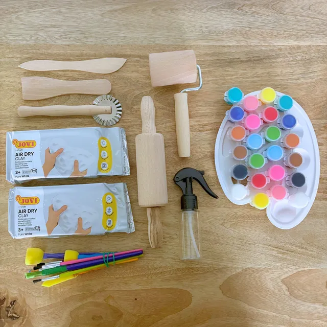 dibys-kit-argile-blanche-outils-cuisine-enfant image 1