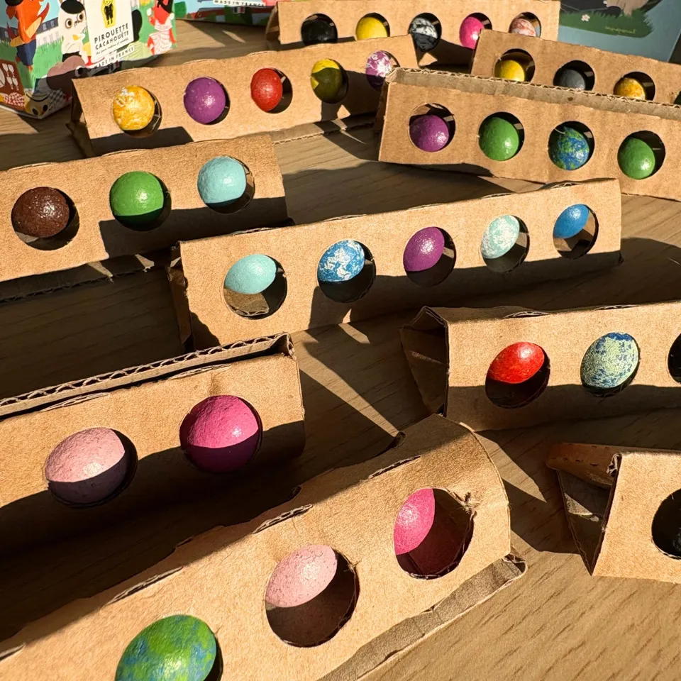 mes-courses-en-vrac-modelage-pack-5-billes-color-es-terre-cuite image 1