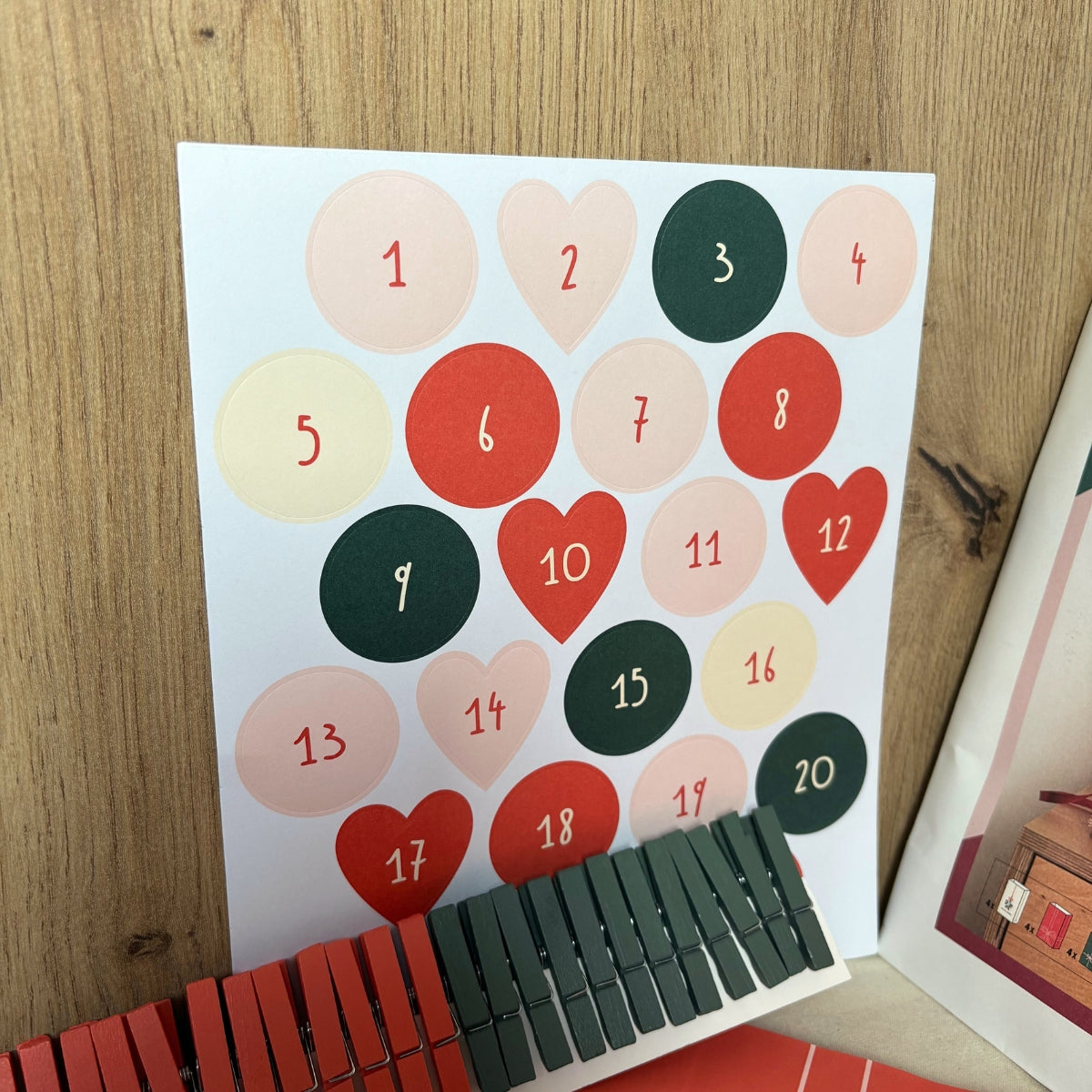 mes-courses-en-vrac-calendriers-de-l-avent-bowtiful-christmas-kit image 2