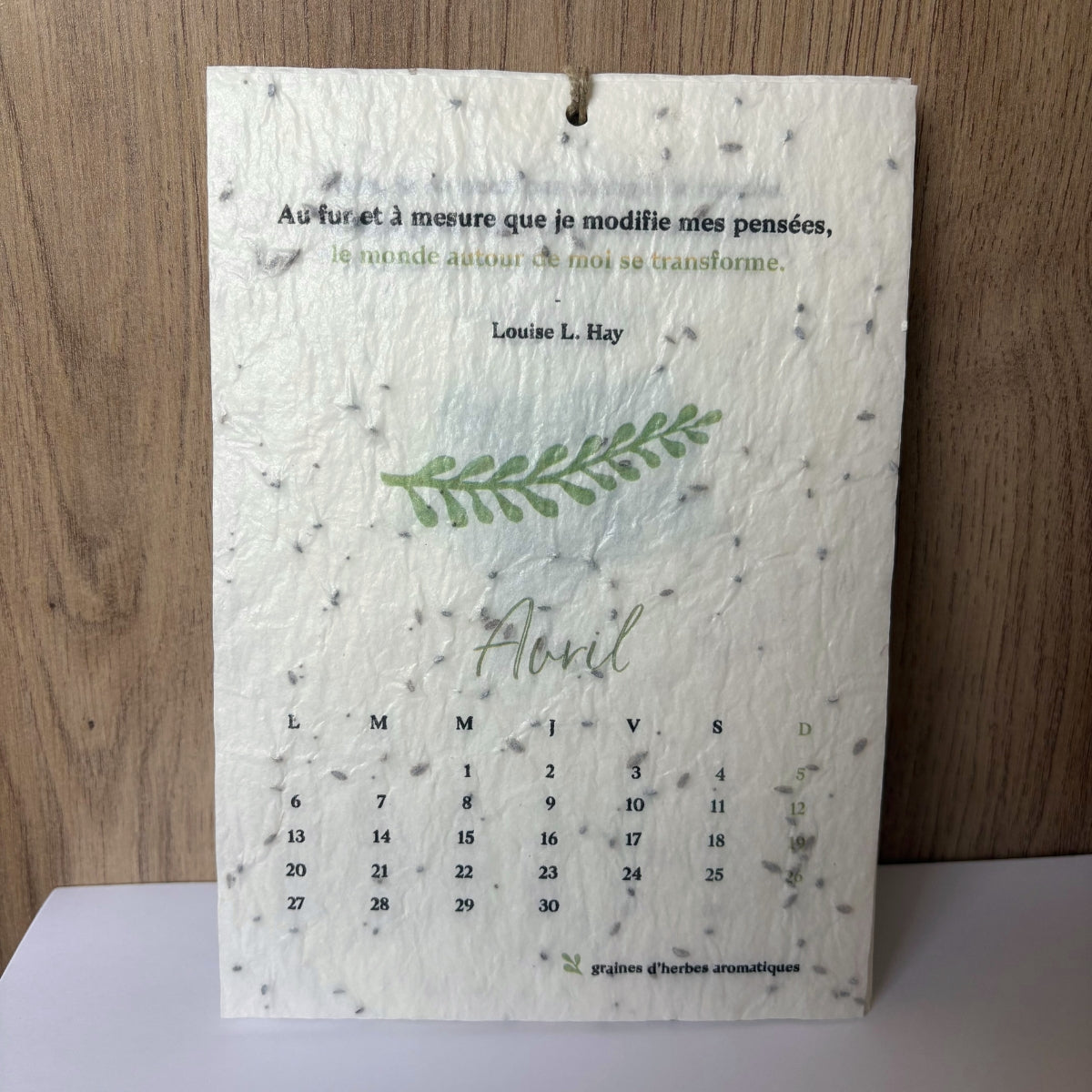 growing-paper-calendrier-ensemenc-2026-a5-citations image 2