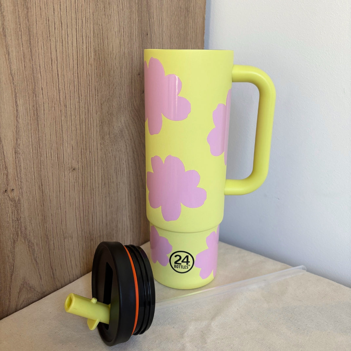 24-bottles-daydreaming-yellow-straw-cup-isotherme-800-ml image 4