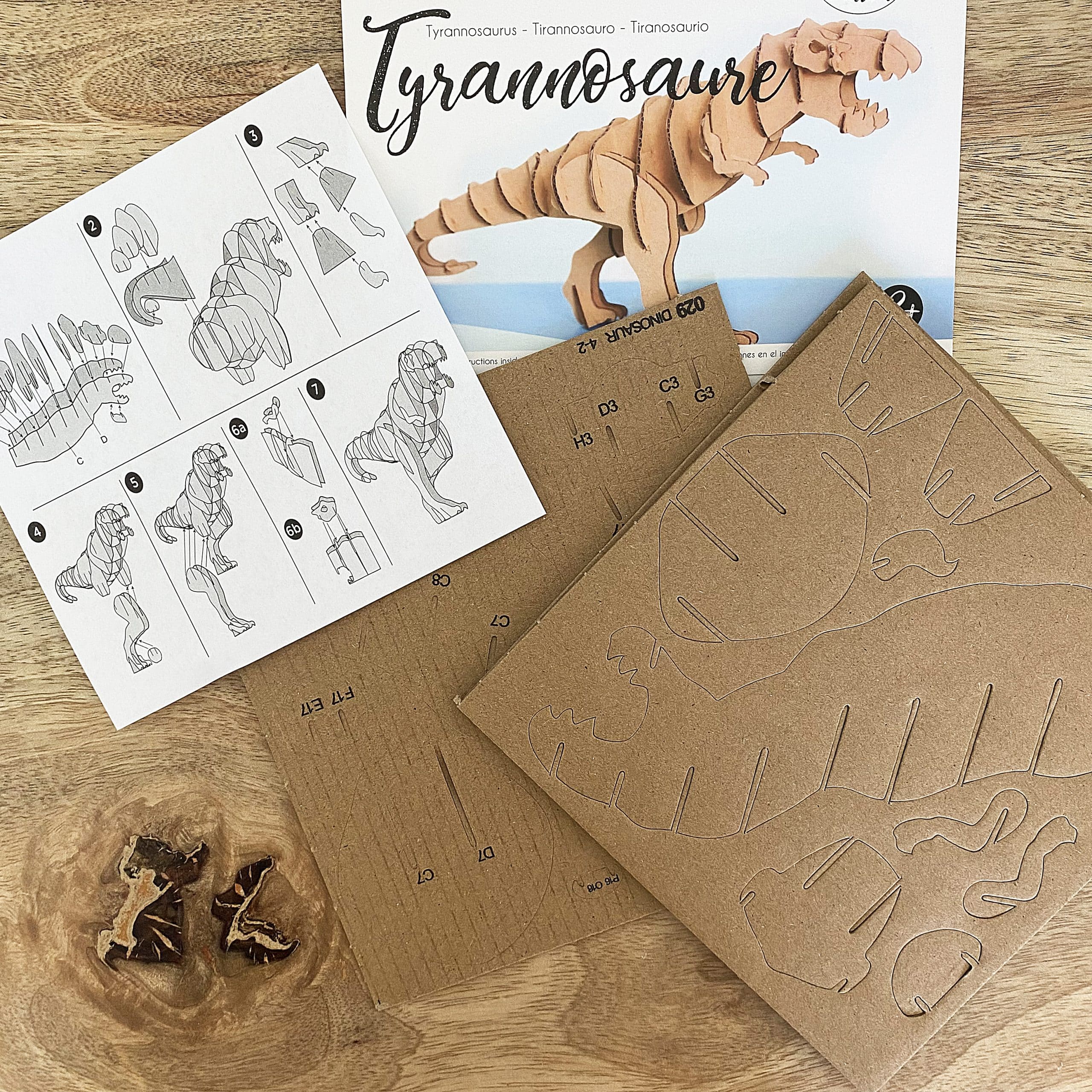 mes-courses-en-vrac-maquettes-tyrannosaure-maquette-carton-3d image 2