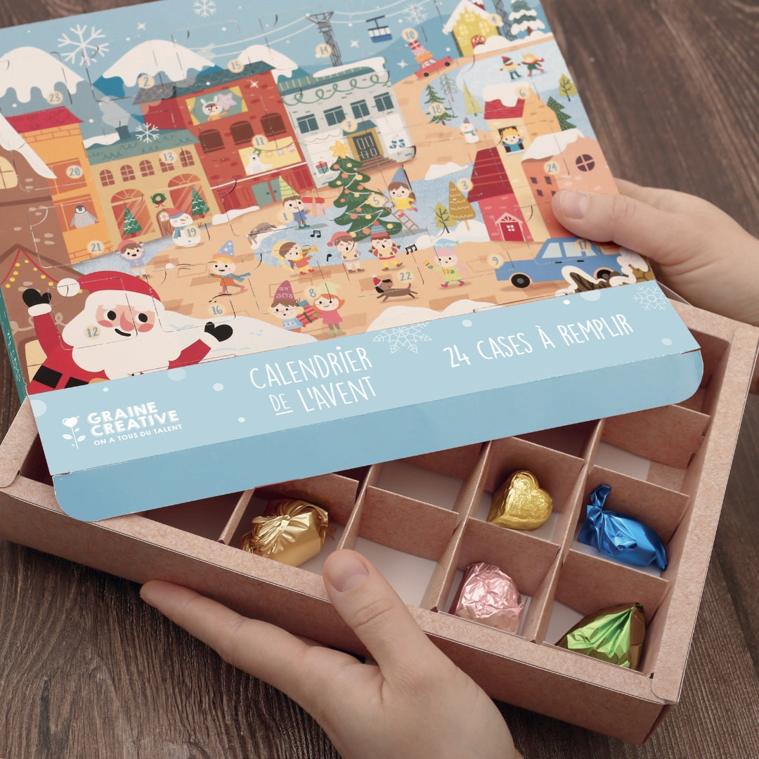 mes-courses-en-vrac-kit-calendrier-de-l-avent-24-cases-remplir image 1
