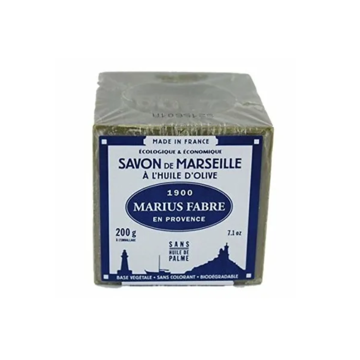 marius-fabre-savon-de-marseille-cube-huile-d-olive-200-g-sans-parfum image 1