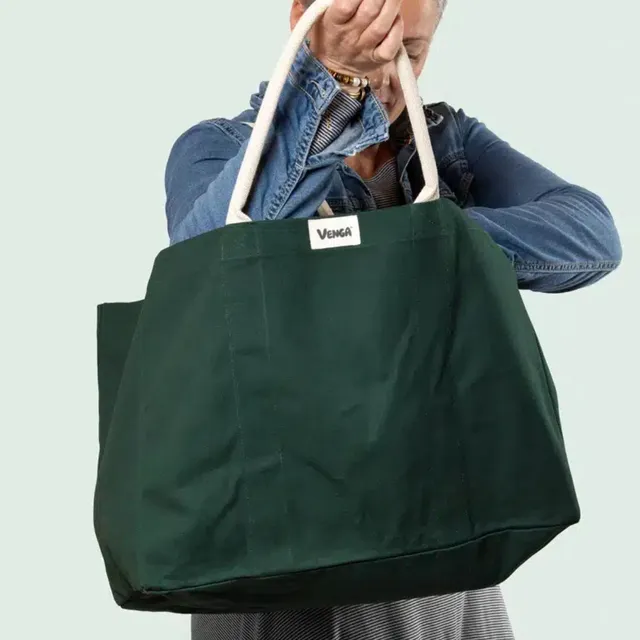 venga-kombu-grand-sac-cabas-vert-courses-r-utilisable image 1