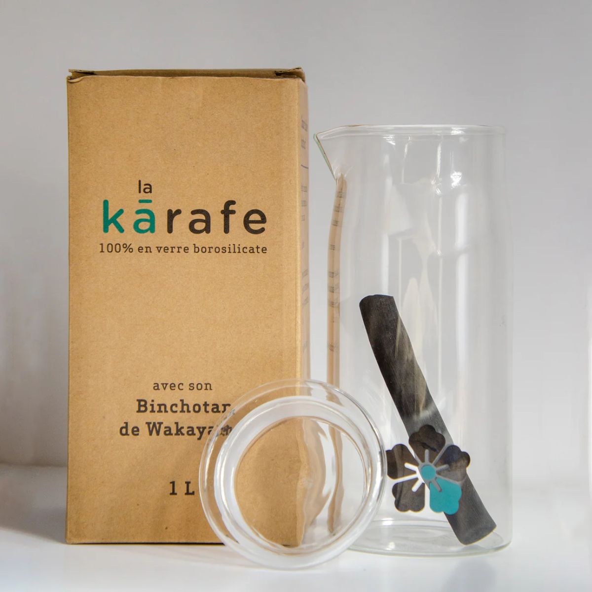 kyuk-carafe-verre-1-l-binchotan-filtre-charbon image 1
