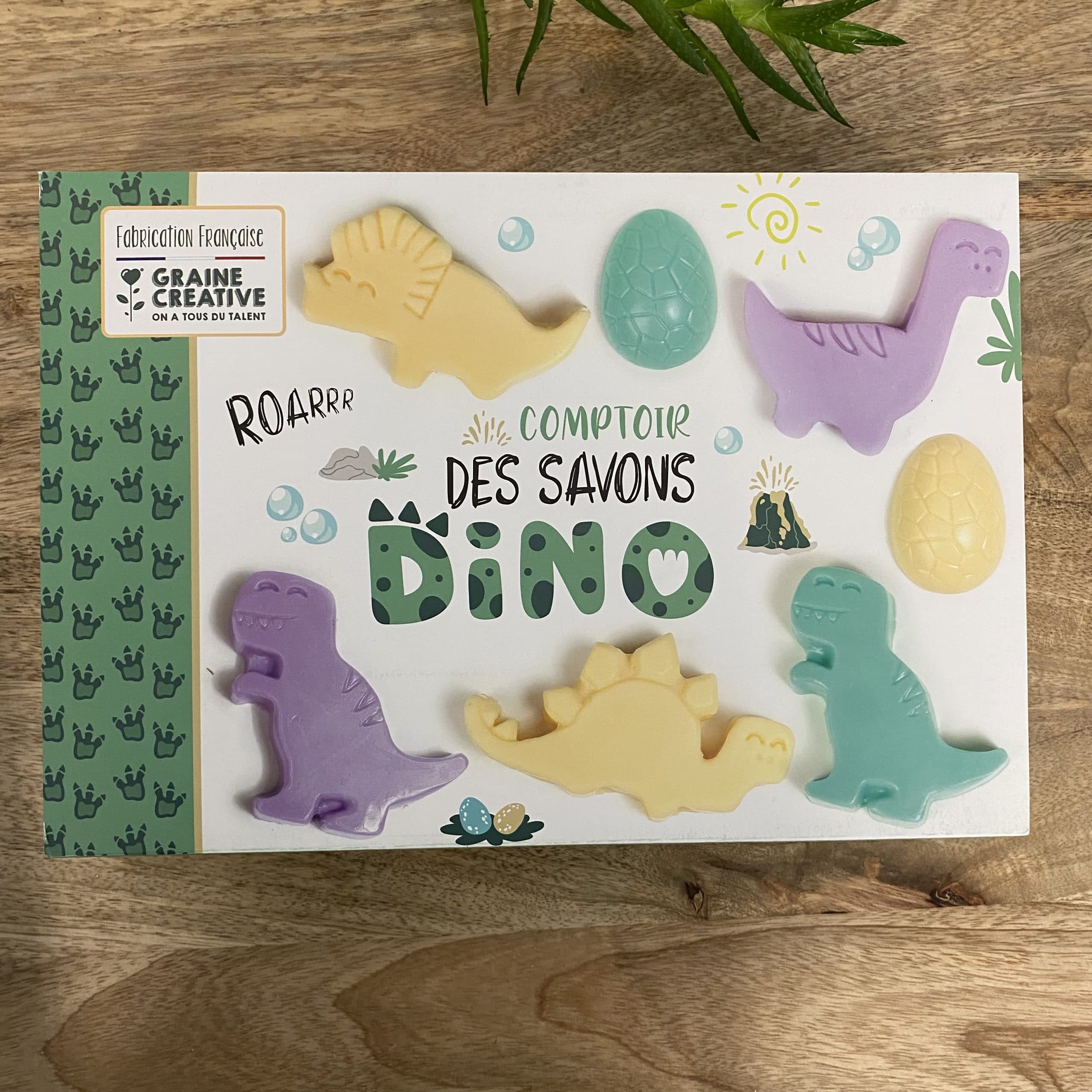 graine-cr-ative-coffret-savons-dino-kit-savon-enfant-dinosaure image 2