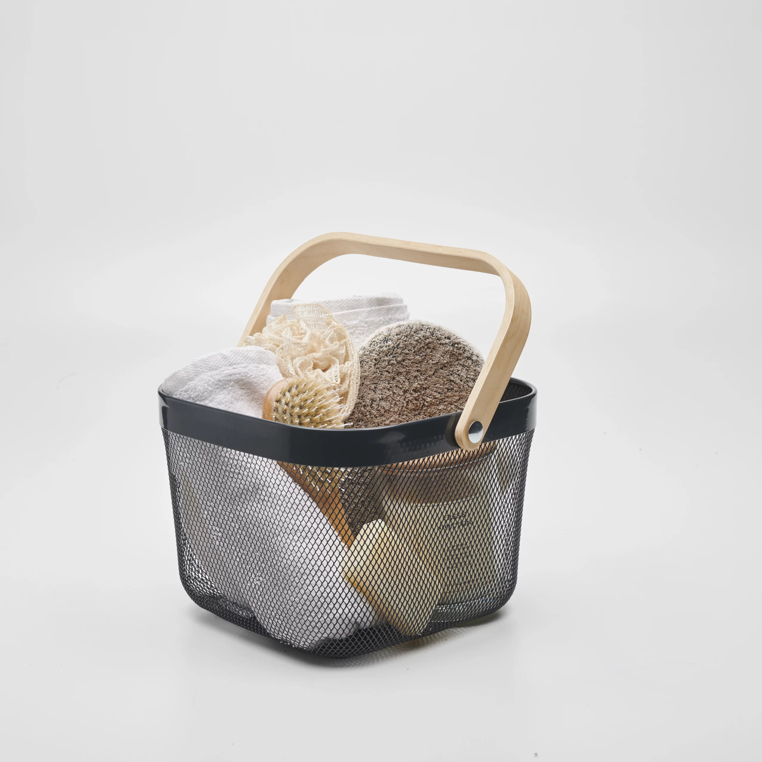 guillouard-luciole-panier-m-tal-10l-gris-anse-bois image 2