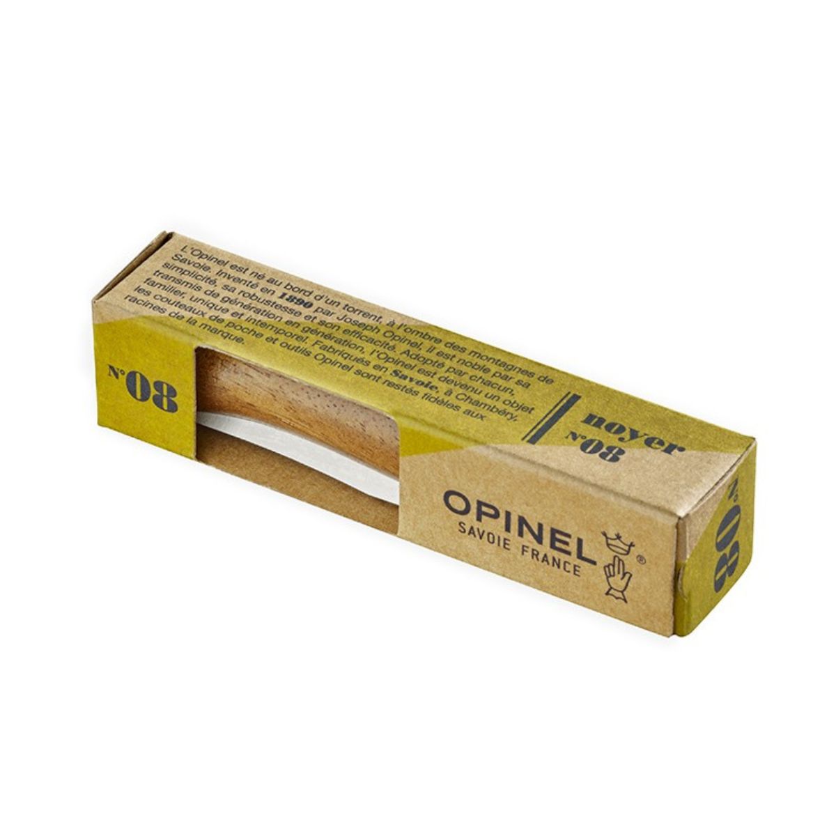 opinel-n-08-couteau-pliant-manche-noyer-tradition image 2
