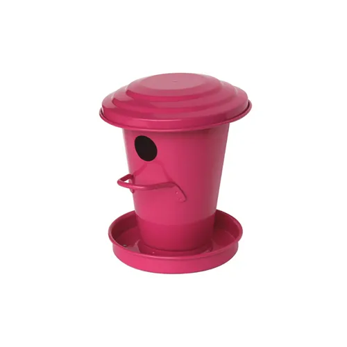 guillouard-luciole-nichoir-oiseaux-rose-acier-galvanis image 1