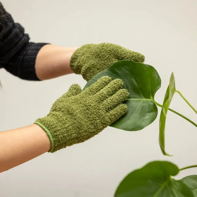 esschert-design-gants-verts-anti-poussi-re-plantes-microfibre image 1