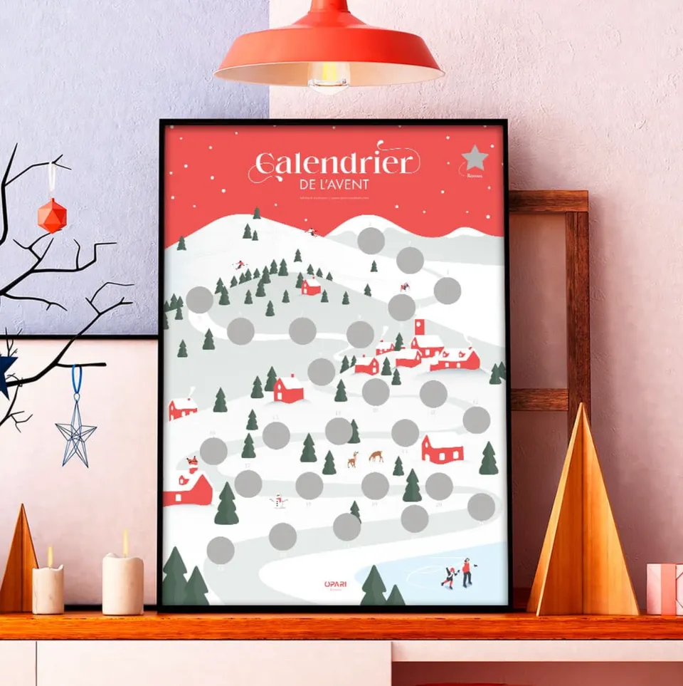 mes-courses-en-vrac-calendrier-de-l-avent-gratter-famille-50x70-cm image 1