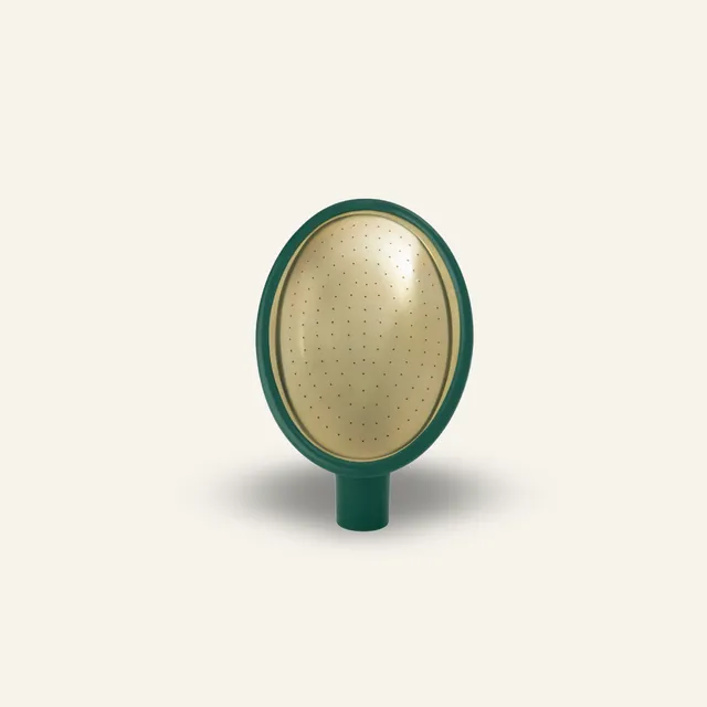 haws-pomme-ovale-plastique-jet-fin-face-laiton image 1