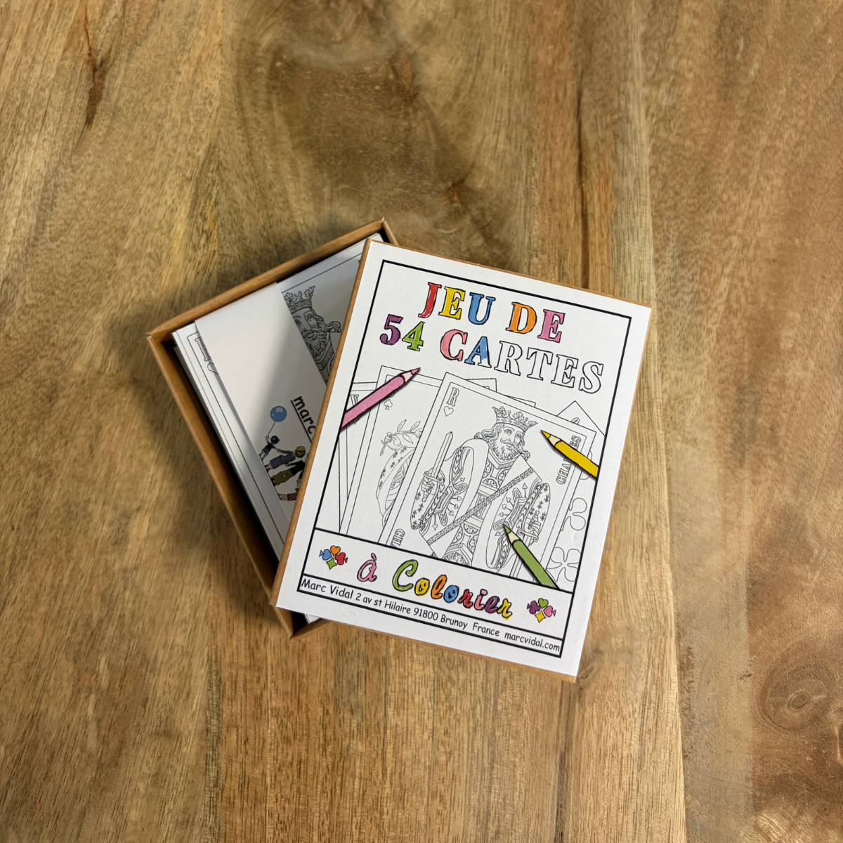 mes-courses-en-vrac-jeu-54-cartes-colorier-enfants-standard image 1