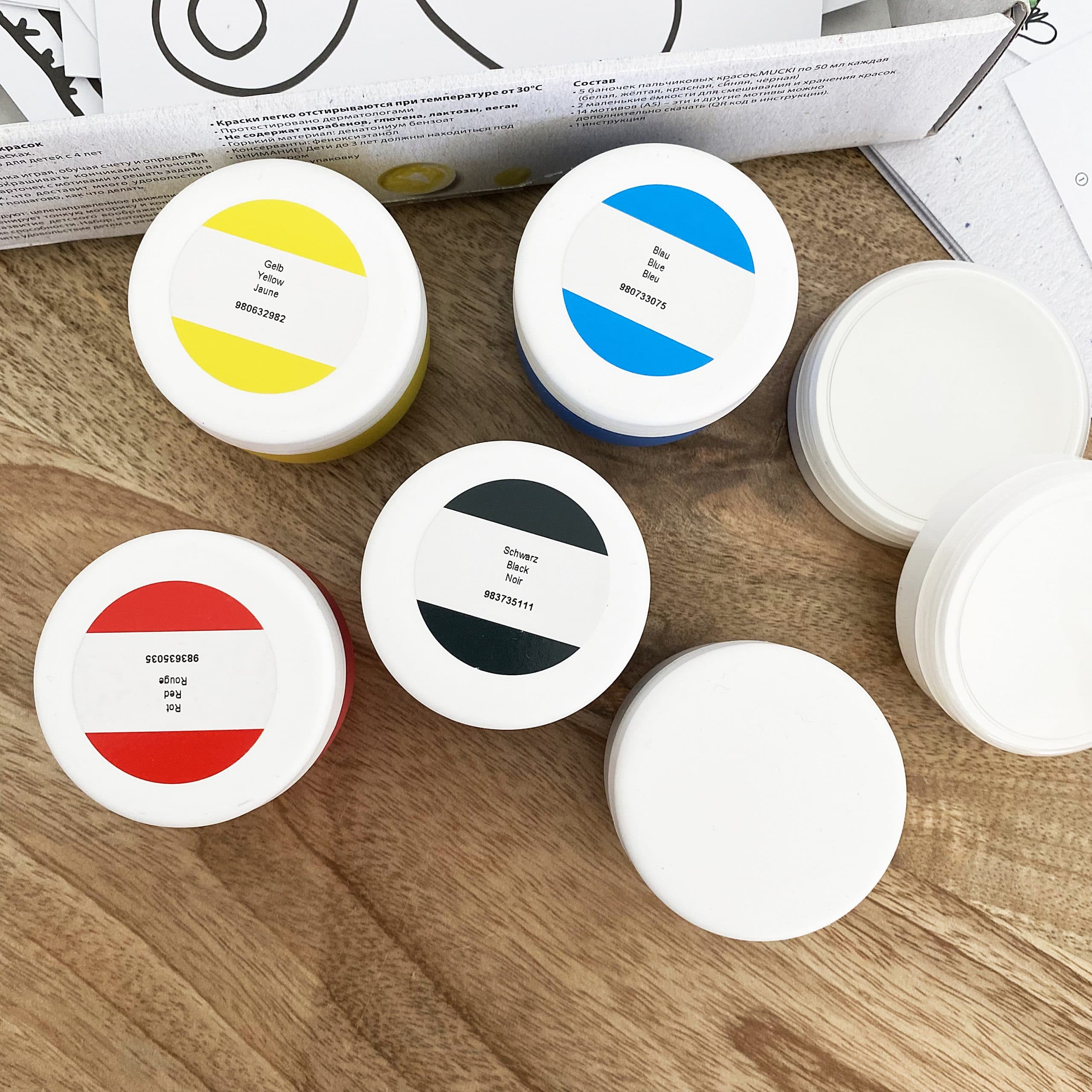 mes-courses-en-vrac-coffret-peinture-doigts-couleurs-5x50-ml image 6